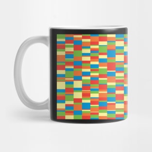 Scenic Stripes Blocks Pattern Mug